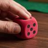 6pcs Six-Sided Foam Dice Set Soft Lightweight Foam Dice for Classroom Games Educational Activities and Group Exercises