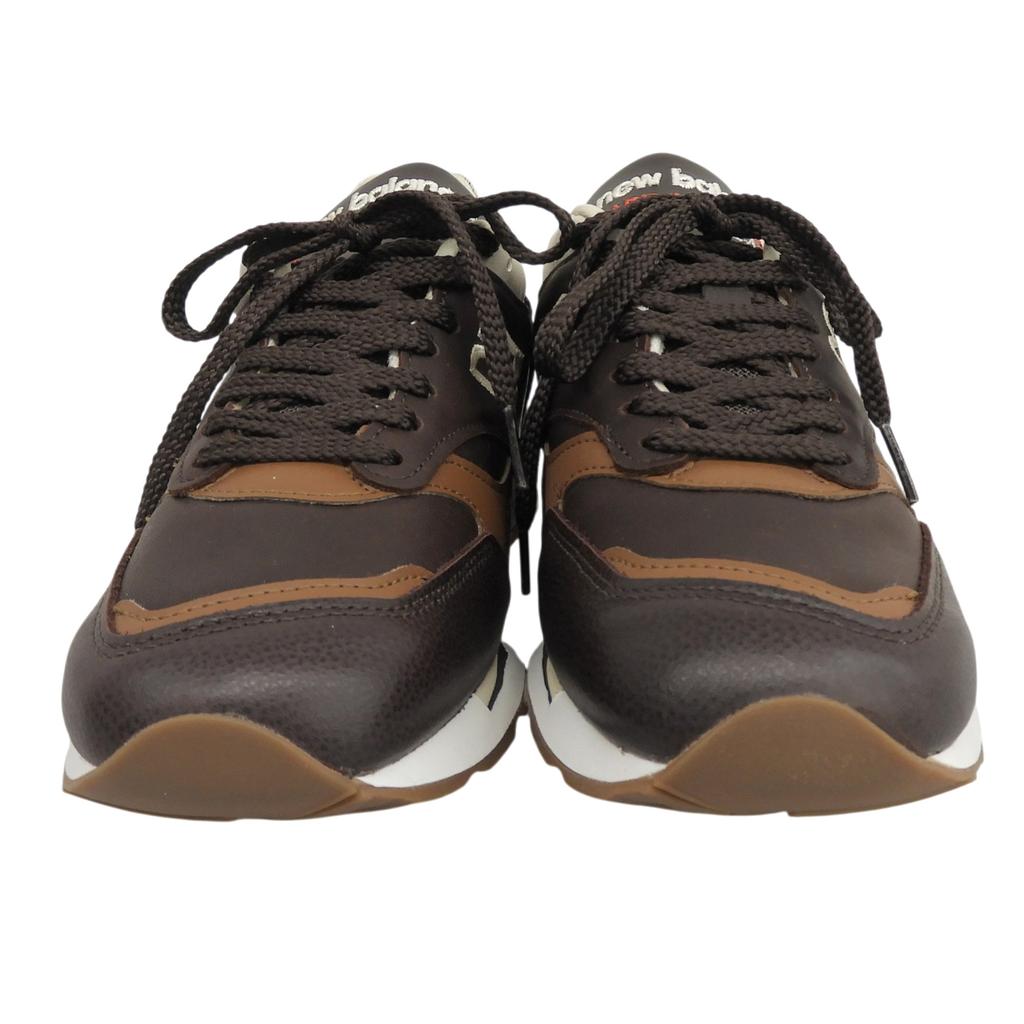 Pristine NEW BALANCE sneakers Brown Natural leather mens 25.5cm M1500GNB Used
