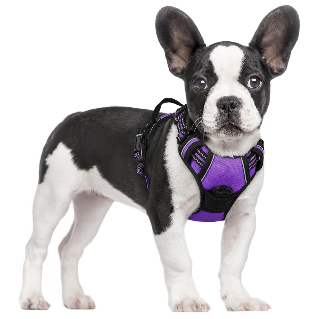 Dog harness, anti-pull, pet harness,  outdoor pet vest with 3M reflective strips, Oxford cloth material, suitable for small, medium and large dogs,