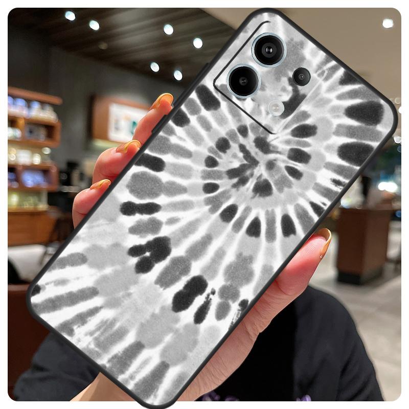 Rainbow Spiral Tie Dye Case For Xiaomi Redmi Note 13 12 9 10 11 14 15 Pro Plus Cover For Redmi 14C 10C 12C 13C 15 C