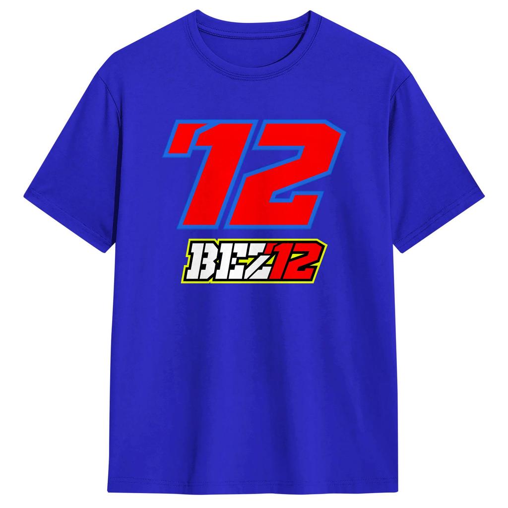 Marco Bezzecchi Unisexs T Shirts Cool Tees Short Sleeve Round Neck TShirt Cotton Plus Size Clothing