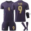 England Away Jersey No. 9 10 7 European Cup Adult Children's Football Uniform