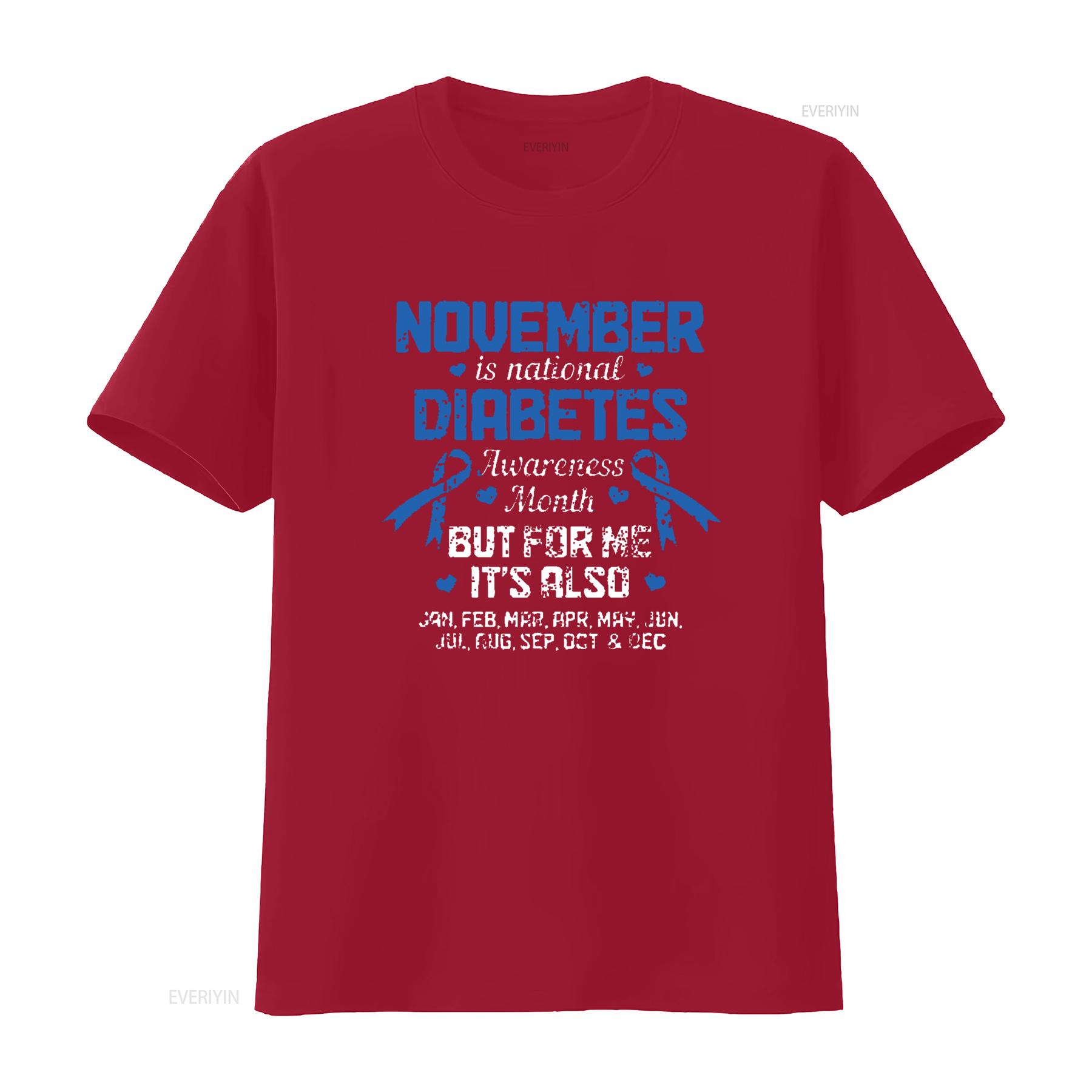 Mens Diabetes Awareness Month Blue Ribbon Type 1 Diabetic T1D T Shirt Black vintage Washed fashion Stylish Soft S