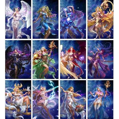 Fata zodiaco pittura diamante 12 costellazione 5D fai da te diamante ricamo donna ragazza regalo di compleanno decorazioni per la casa fatte a mano