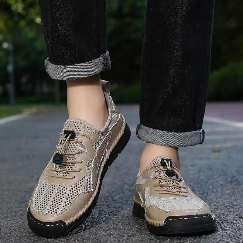 2026 New Men's Lightweight Breathable Oxford Shoes Sports Shoes Summer Thin Model Hollow out Casual Shoe Outdoor Walking Shoes