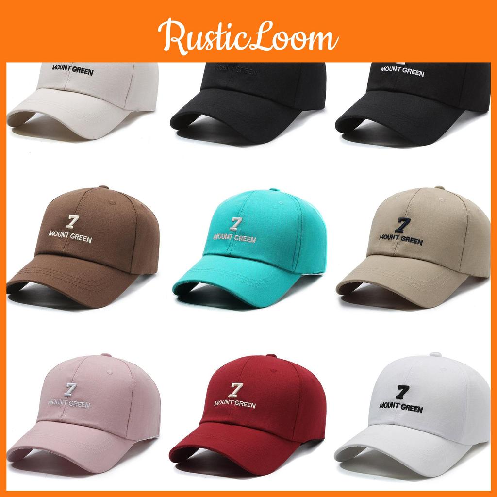 Mount 7 Embroidery Green Baseball Cap Peaked Caps Outdoor Sun Hat Gift Casual