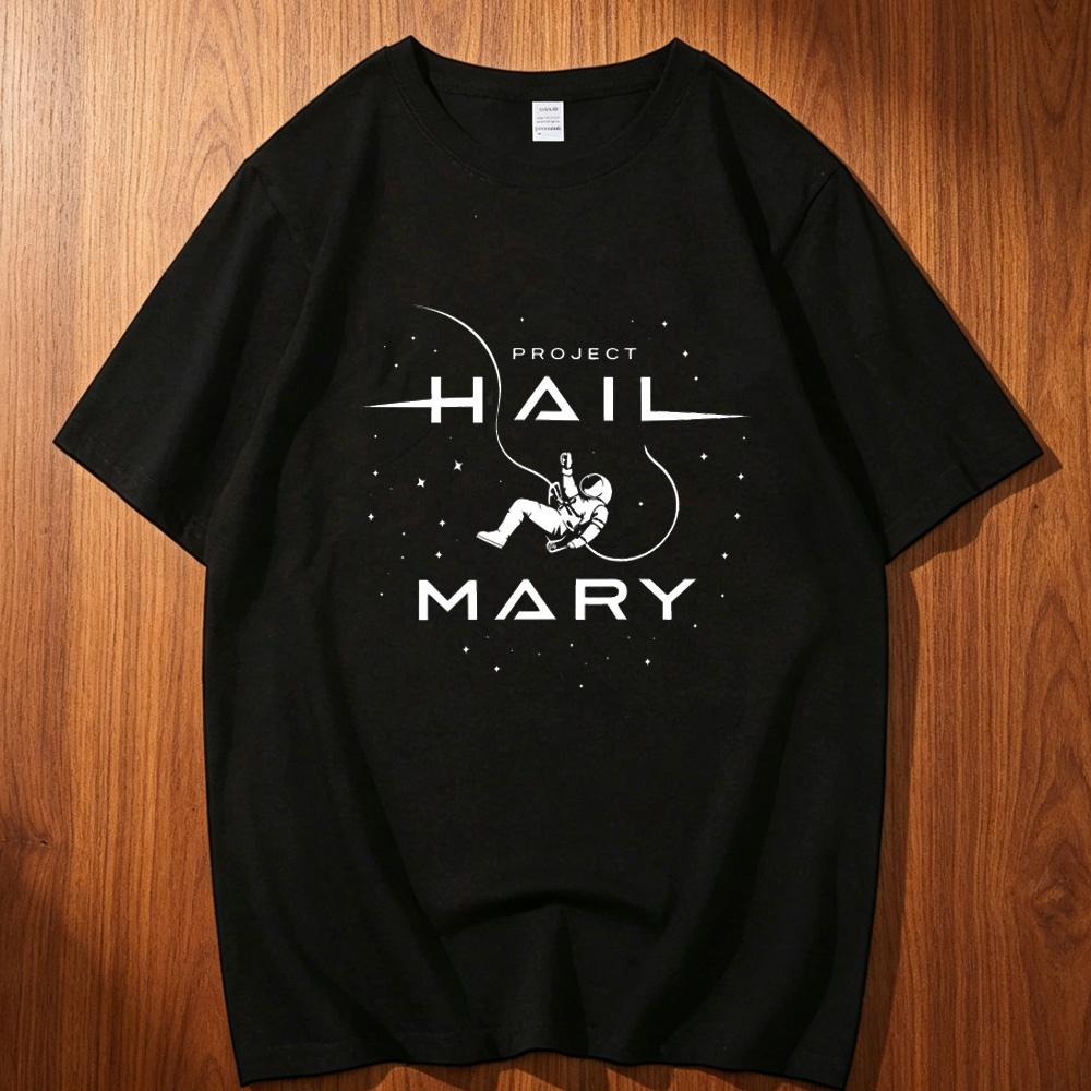 Project Hail Mary cotton tshirt Unisex korean clothes Pastel s Pop Culture tshirt Grunge Pop Culture s Gothic graphic