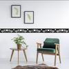 Self Adhesive Wallpaper Border, Acrylic 3D Mirror Effect Peel and Stick Wall Decor for TV Feature Wall, Living Room