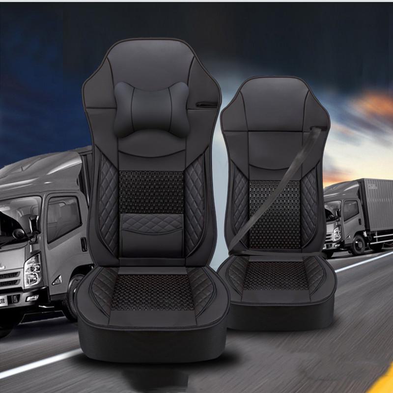 Foton GTL Jiefang J6P Sinotruk Shandeka Heavy Truck Seat Cushion - Universal Four Seasons Full Package Cover for Co-Pilot and Main Seat.