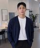 Hervino Daily Essential Comfort Knit Cardigan [Navy]