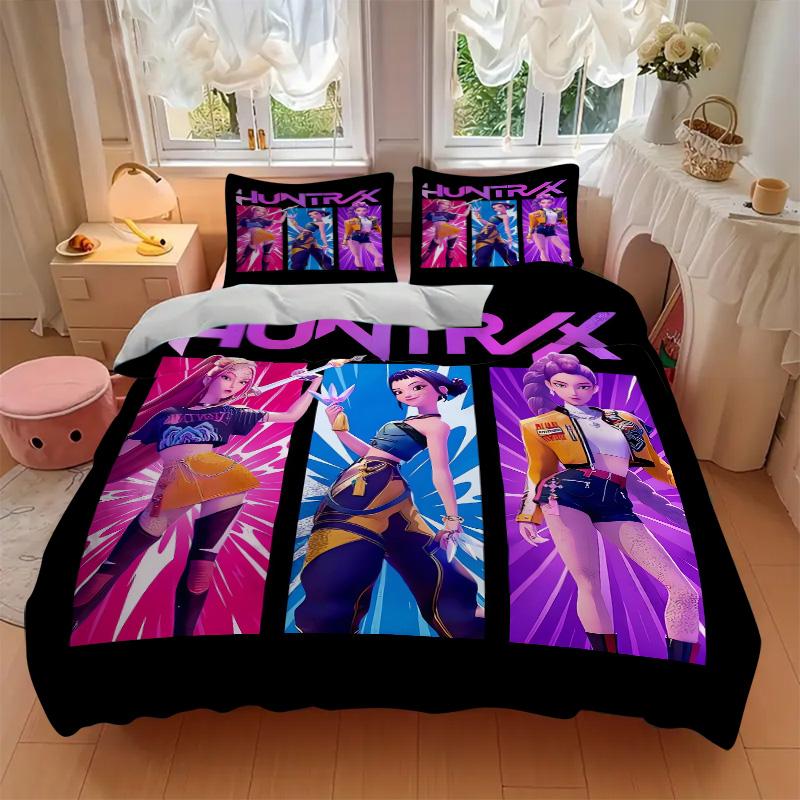 Huntrax Future Fashion Icons Print 3Pcs Bedding Setduvet Cover With 2 Bedropillowcase Home Birthday Gift