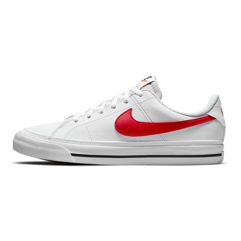 

Nike Court Legacy White University Red GS Sneakers DA5380-105 35.5