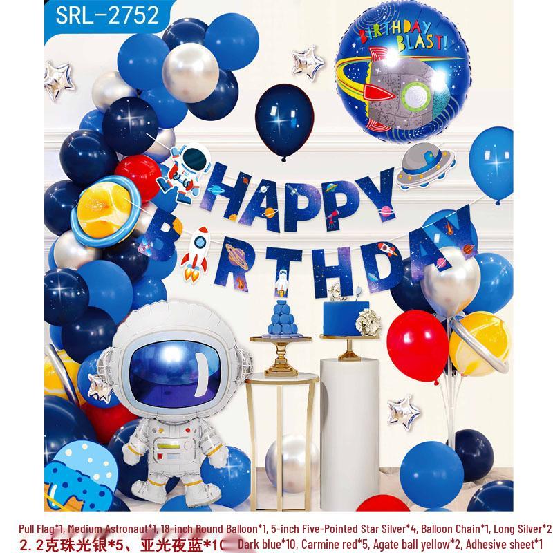 Geburtstagsdeko Ballon-Set für Kinder - Themen-Hintergrund mit Folienballons