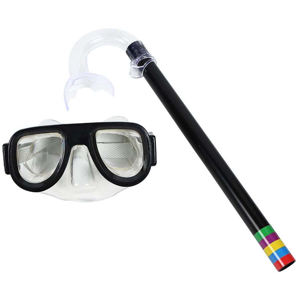 Swimming Electroplating Large Frame Anti-fog Silicone Swimming Goggles HD