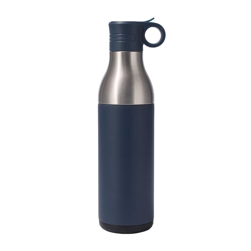 Shangqi Isolierte Sport-Trinkflasche aus Edelstahl mit Strohhalm