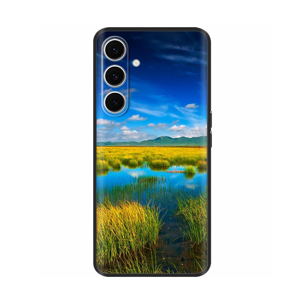 For Samsung Galaxy S24 FE Case Soft Black Silicone TPU Coque for Galaxy S24 Plus S24+ S24FE 5G Phone Cover Capa S 24 FE Shell