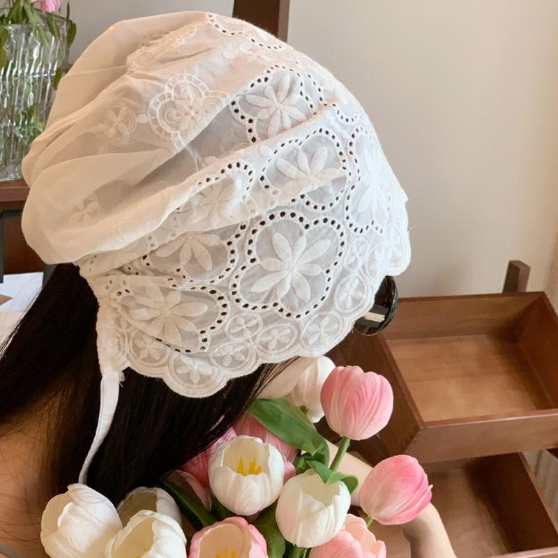 Caciulă elegantă tip turban, pulover, caciulă respirabilă, caciulă casual respirabilă, caciulă respirabilă de vacanță, turban, floare