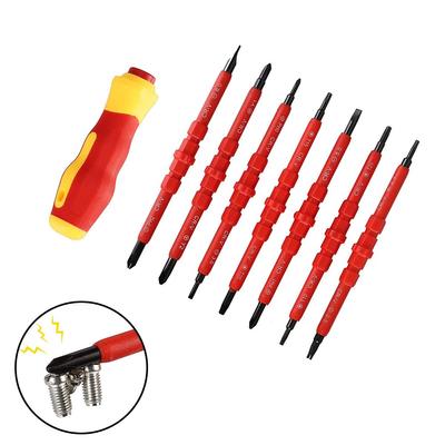 8PCS Ηλεκτρολόγοι πολλαπλών χρήσεων κατσαβίδι για επισκευή ηλεκτρικής μόνωσης