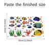 Sea Wall Decals Fish Wall Decals Fish Wall Nursery Stickers Removable Peel And Stick Art for Kids Baby Bedroom Living Room
