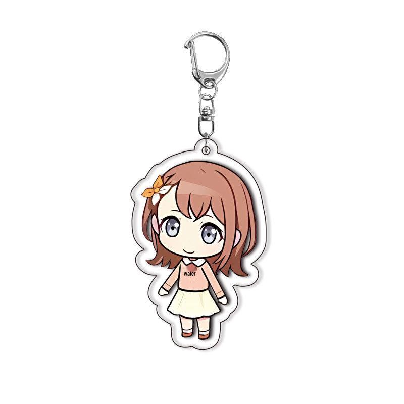 Layered Project SEKAI Acrylic Keychain Anime Cartoon Pendant 55mm