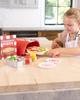 Fat Brain Toys Authentic Pizza Making Pretend Play Set with Wooden Pizza Oven, FA405-1, Authentic