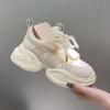 7Cm height increase dad shoes women 2025 new thick-soled little white shoes mesh breathable casual small sports shoes