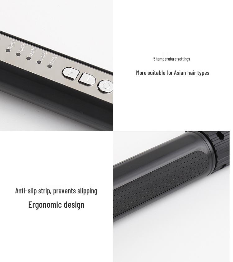 Rotating Ceramic Curling Iron for Women – Large Curls & Big Waves, Long-Lasting Hold for Professionals