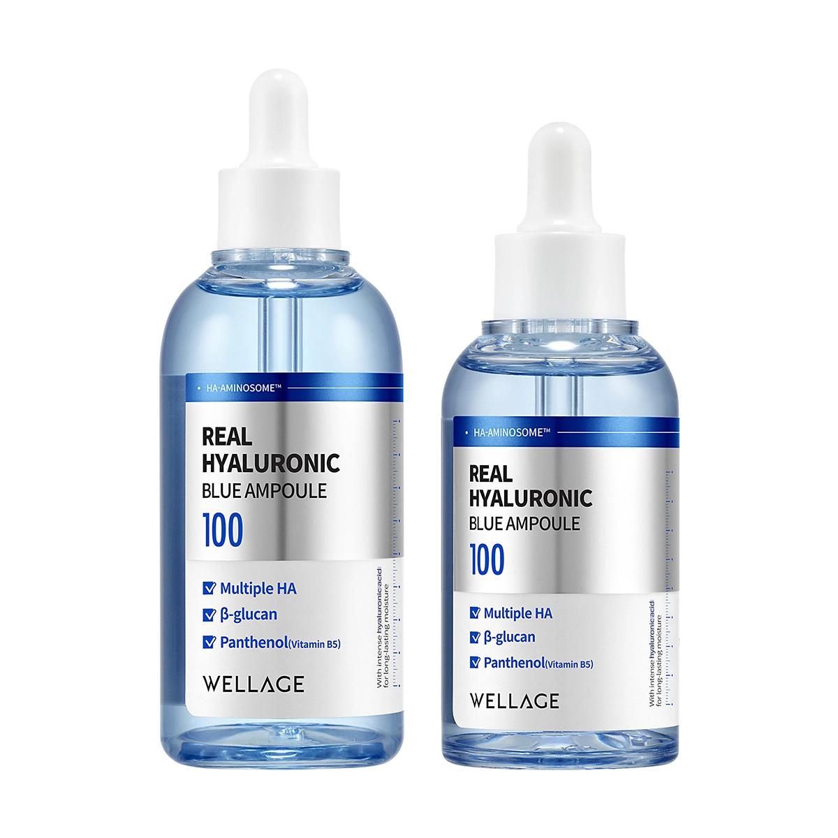 Wellage Real Hyaluronic Blue Ampoule 100ml + 60ml