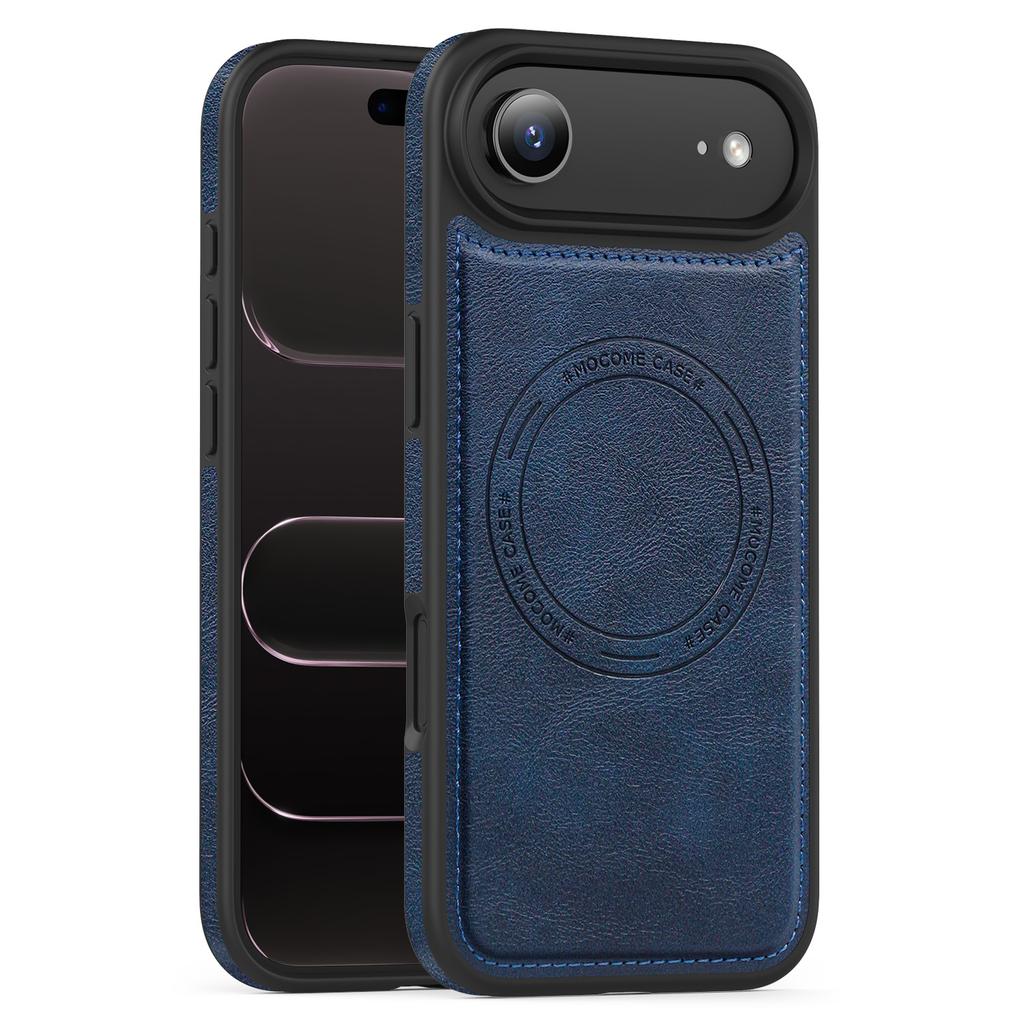 For iPhone Air Case Compatible with MagSafe Leather Back Phone Cover