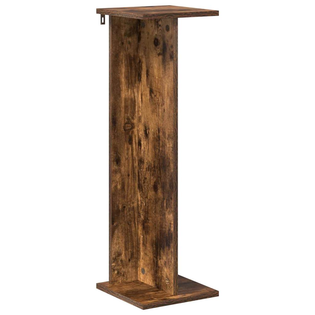 Plant Stand 2 pcs Smoked Oak 25 x 25.5 x 80.5 cm