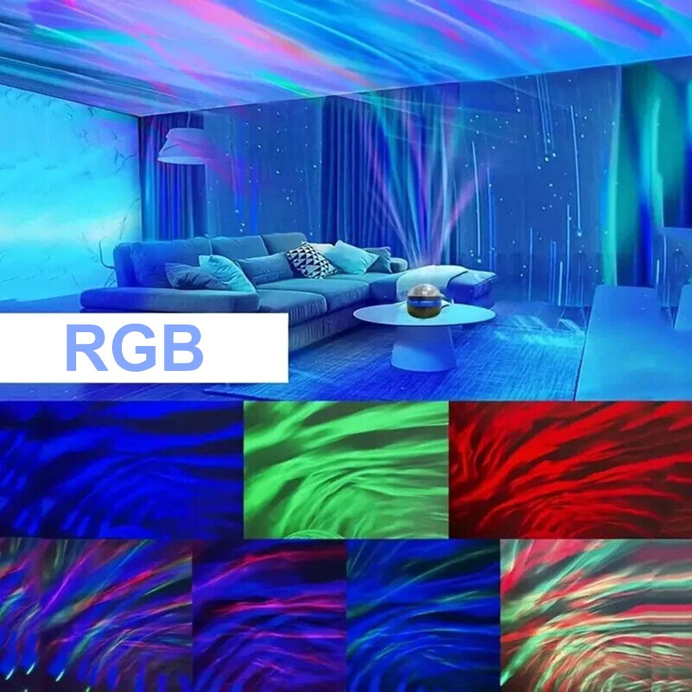 5V 3W Star Projector Galaxy Projector Night Light For Kids Ocean Wave Projector Rechargeable Lamp For Bedroom Ceiling Party