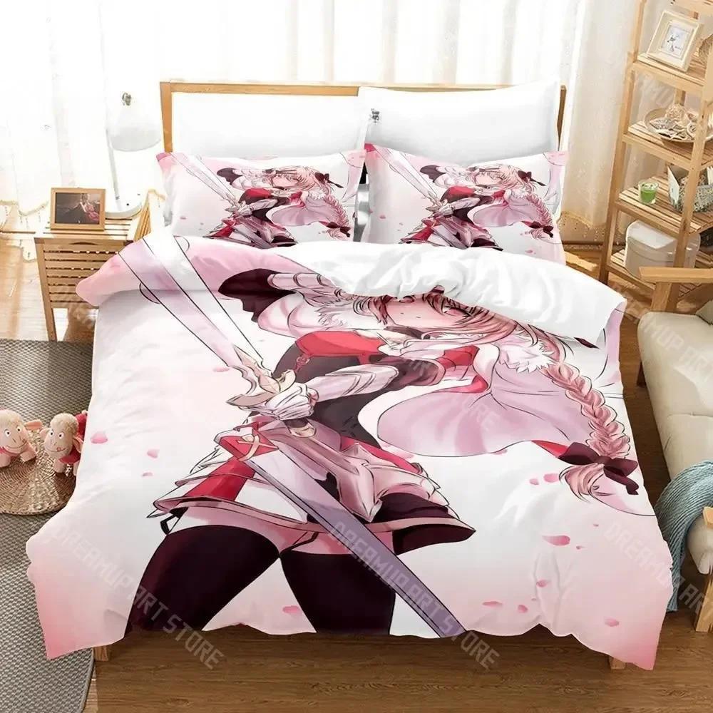 3D Print Fate - Astolfo Bedding Set Single Twin Full Queen King Size Bed Set Adult Kid Bedroom Duvet Cover Sets Home Textiles