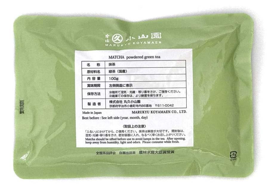 Marukyu Koyamaen Matcha Isuzu 100g bag