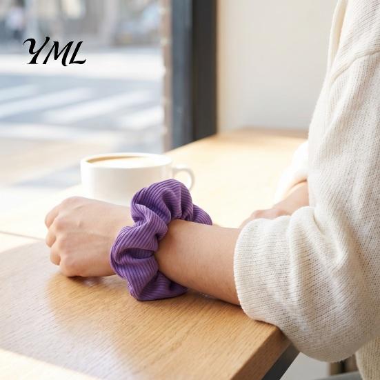 Travel Hair Tie with Zippered Pouch Pocket Scrunchies Ties Hidden Zipper, Ponytail Holder Compact Storage Scrunchie for Keys Secret Compartment,