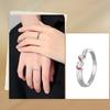 Anillos de Pareja Ajustables con Hilo Rojo Anillos de Boda y Anillos de Promesa Regalos de San Valentín para Hombres y Mujeres