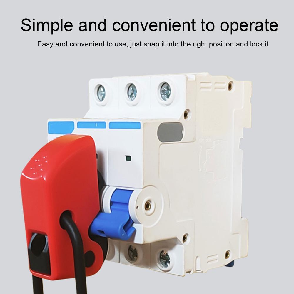 Safe Breaker Lockout Padlock Kit Red Circuit Breaker Lockout Kit  Commercial