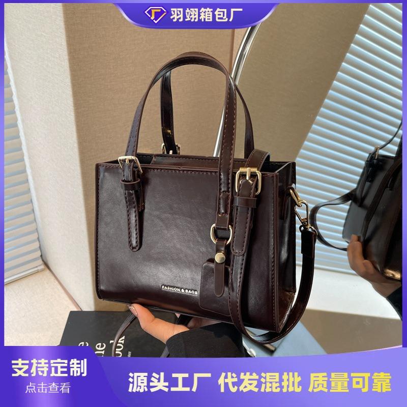 Popular bags women's autumn and winter versatile new casual messenger bags simple portable small square bags