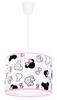 Lámpara colgante de techo tipo loft para niños, con pantalla LED.