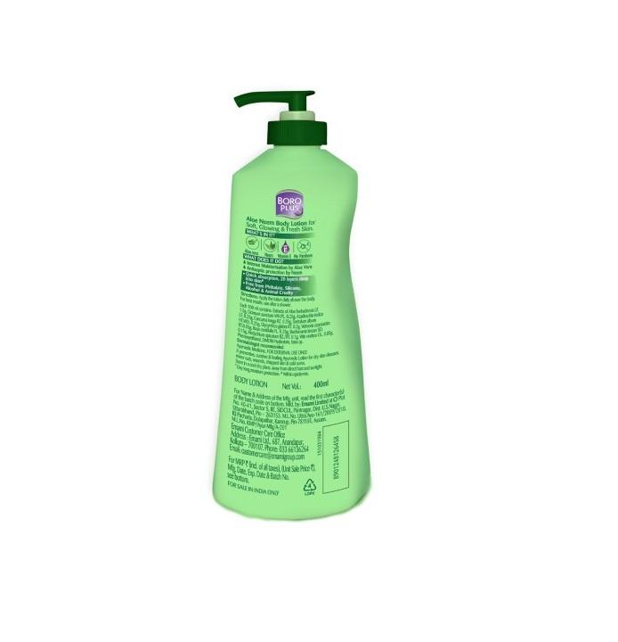 Aloe Neem Body Lotion with Vitamin E for Soft & Glowing Skin - 400ml