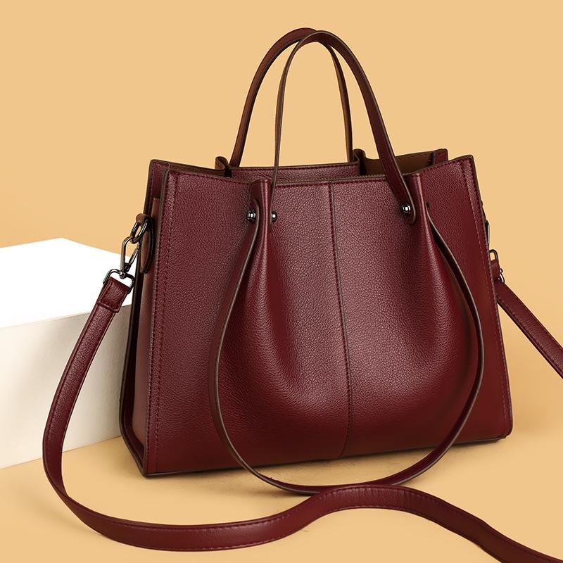 Women Shoulder Bags Luxury Designer High Quality Leather Shoulder Messenger Commuting Tote Bag Large Handbag Purses for Female