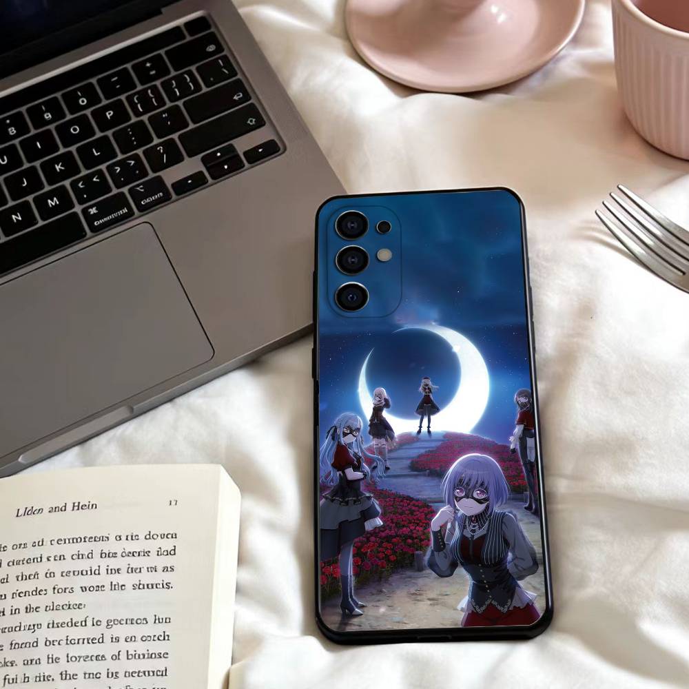 

B-BanG Dream A-Ave Mujica Anime Phone Case For Samsung S25,24,23,22,30,21,10,9,Ultra,Plus,Lite,FE,4,5 G Soft Black Case Samsung S23ULTRA5G