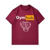 Men's 100% Cotton Crew Neck Short Sleeve T-Shirt, Funny Gym Muscular Heart Graphic Print Casual Workout Fitness Tee, Soft Breathable Daily Top for Gym