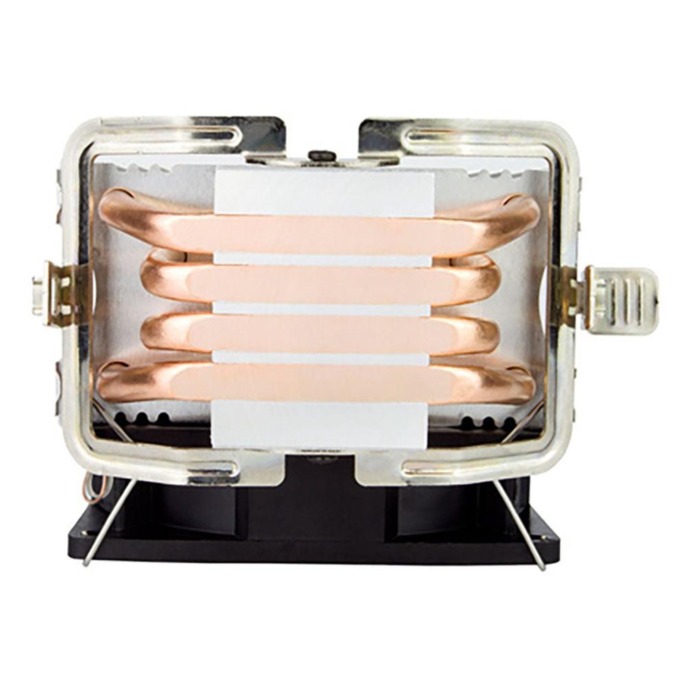 2 Heatpipe Premium CPU Cooler, Dual Row Staggered Heatsink Pipe Silent Hydraulic Bearing Cooling Fan