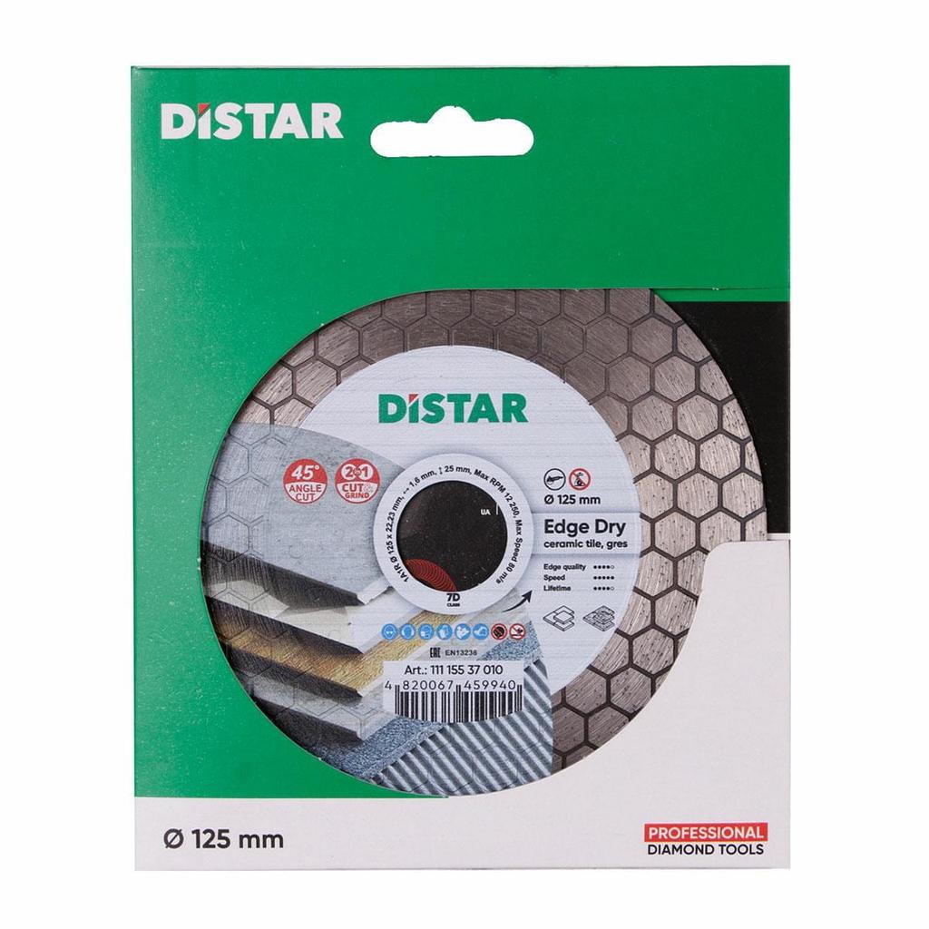 Distar Diamond Disc Edge Dry 125 x 1.6 x 25 x 22.23mm