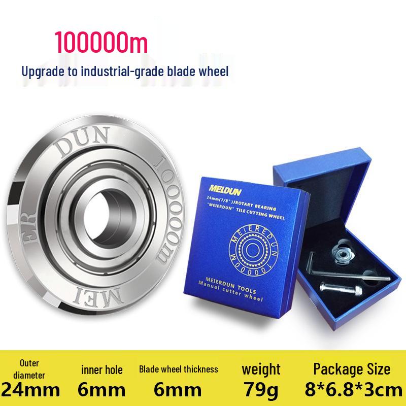 Manual Glass and Tile Cutting Machine with T-Type Alloy Blade Accessories