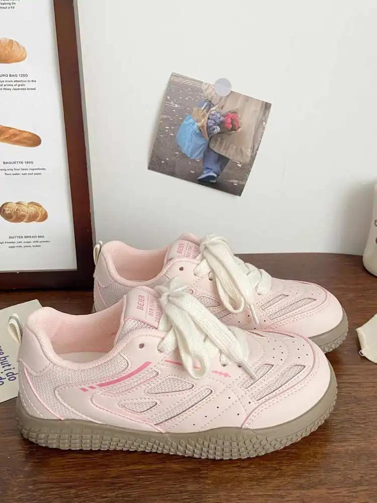 Moda Bez Obcasa Skóra Ekologiczna Modne Damskie Buty Tenisowe Skateboardingowe Dla Kobiety Na Wiosnę Damskie Znanych Marek Trampki