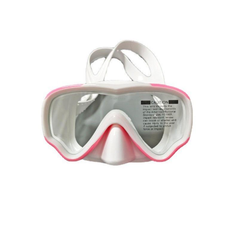 Scuba Diving Mask Snorkel Set Tempered Glass Professional Panoramic Snorkeling Gear Swimming Training Snorkel Kit Adults Youth