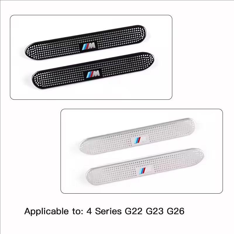 For BMW X6 Car Seat Floor Air Conditioner Outlet Dust Protective Cover Sticker For BMW M E90 E60 F30 F10 E39 E36 F20 G30 G20 E87 E92 E91 X5