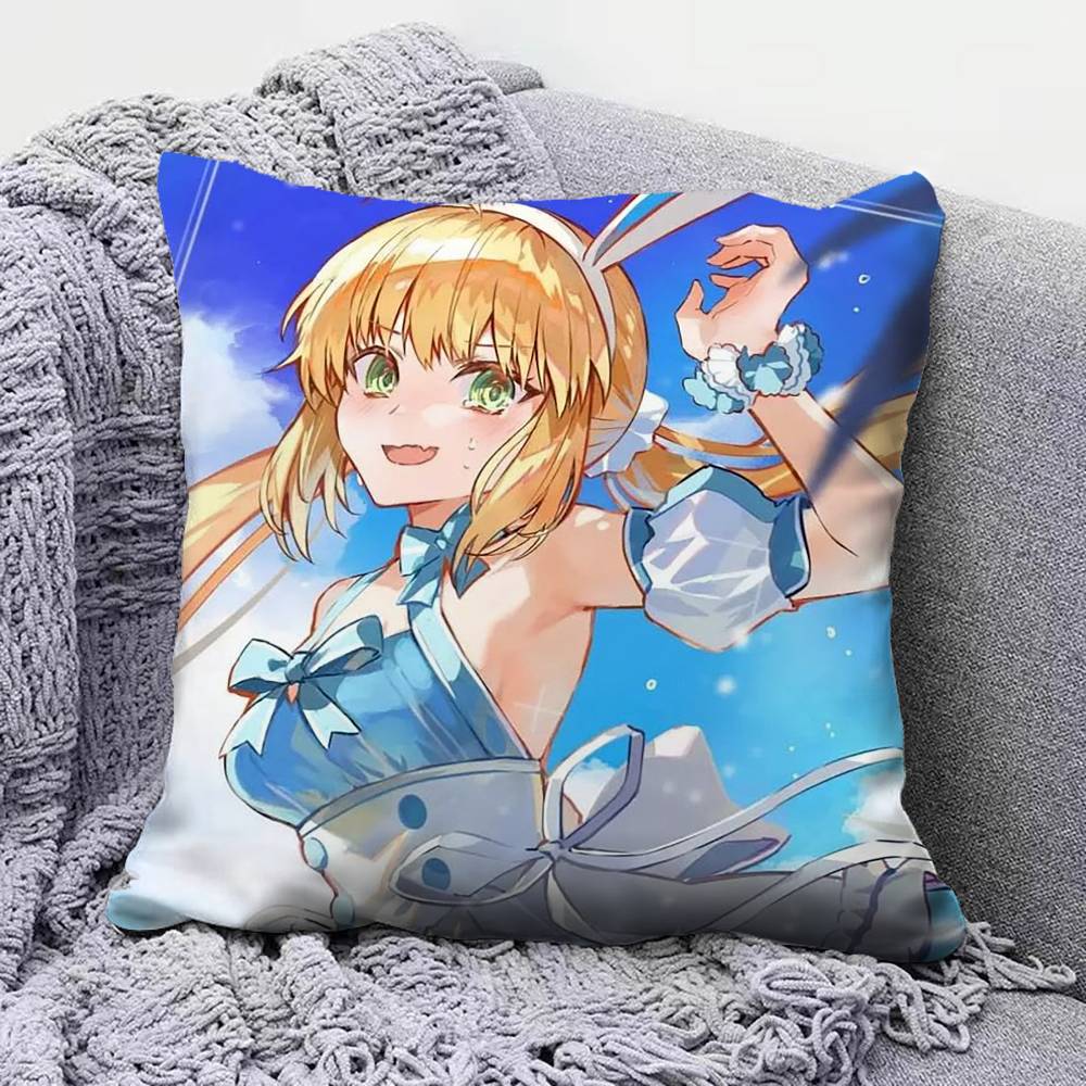 Artoria Caster Fate Grand Order Castoria Home Sofa Cushion Covers and Aecorative Custom Pillow Covers