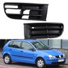 Car Front Bumper Fog Light Cover Lower Side Grille No Hole for VW POLO 9N 2001 2002 2003 2004 2005 6Q0853665 6Q0853666